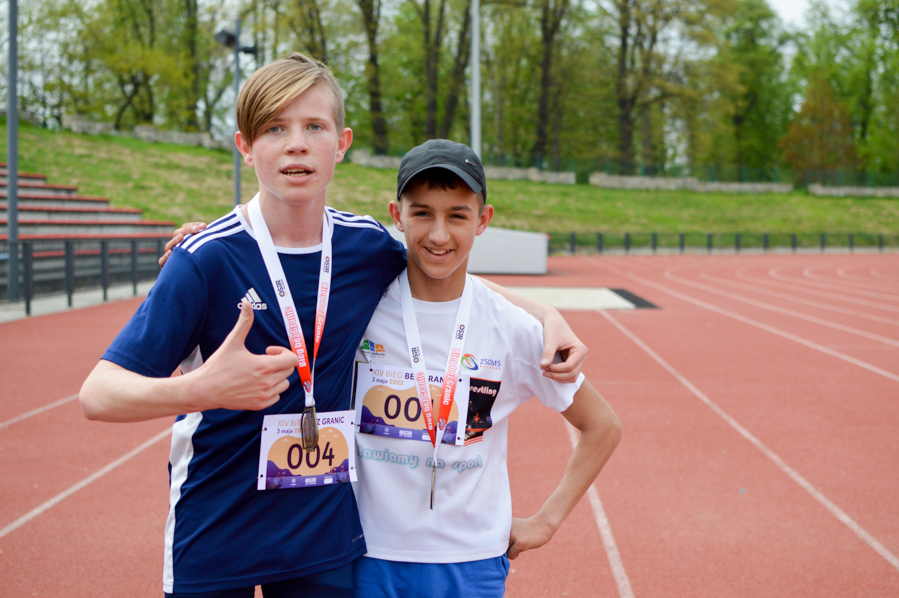 Krzysztof Frańczuk i Dawid Balcerek zwyciężyli w biegu młodzieżowym.