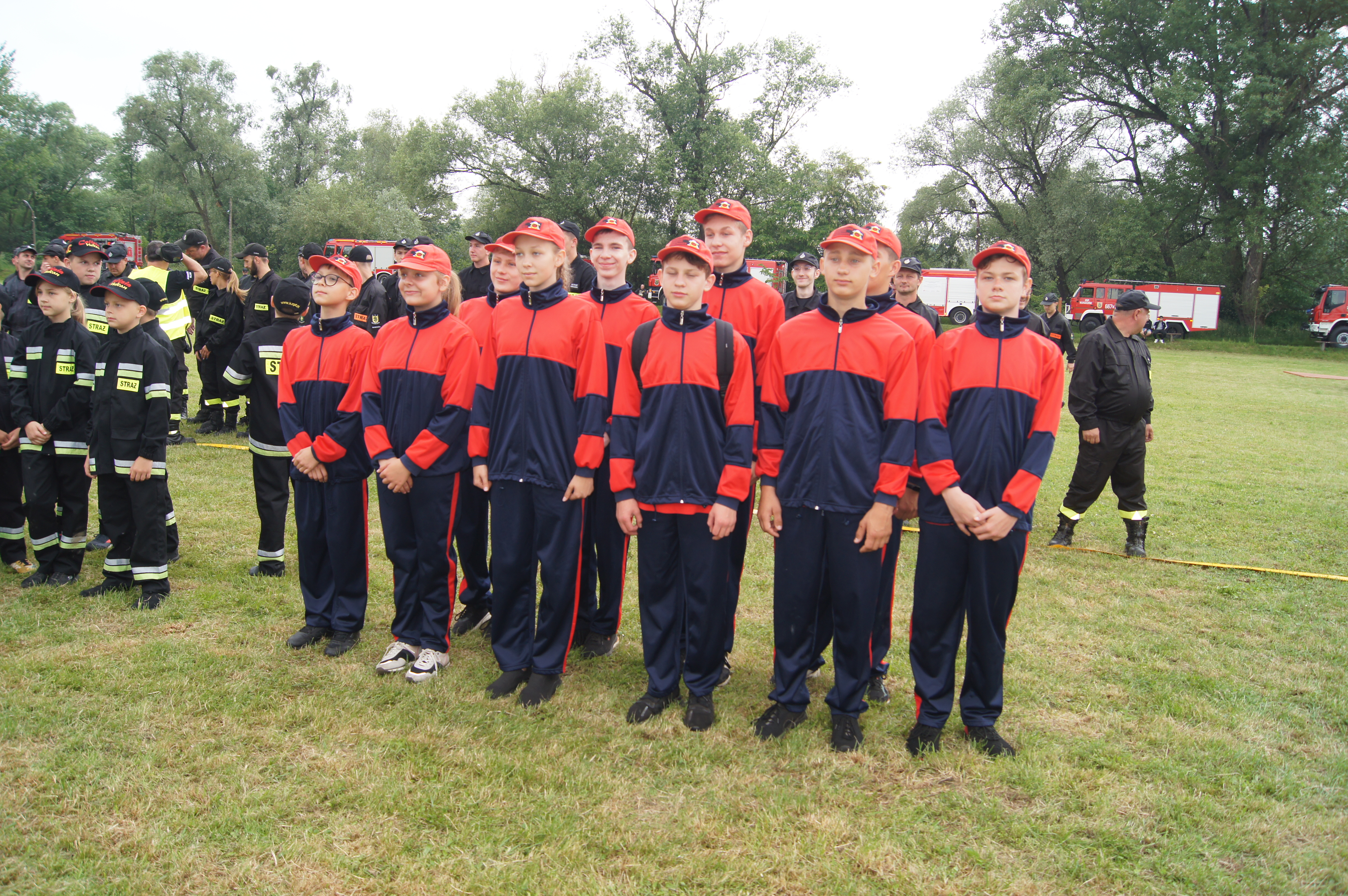 W kategorii młodzieżowych drużyn pożarniczych pierwsze miejsce zdobyła drużyna z OSP Czyżowice