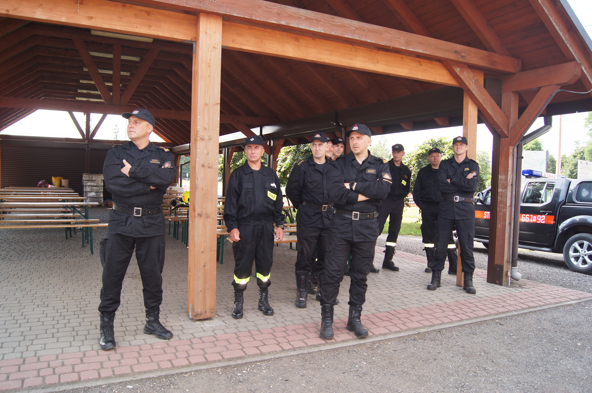 Nad całością ćwiczeń czuwali strażacy z KP PSP Wodzisław Śląski.