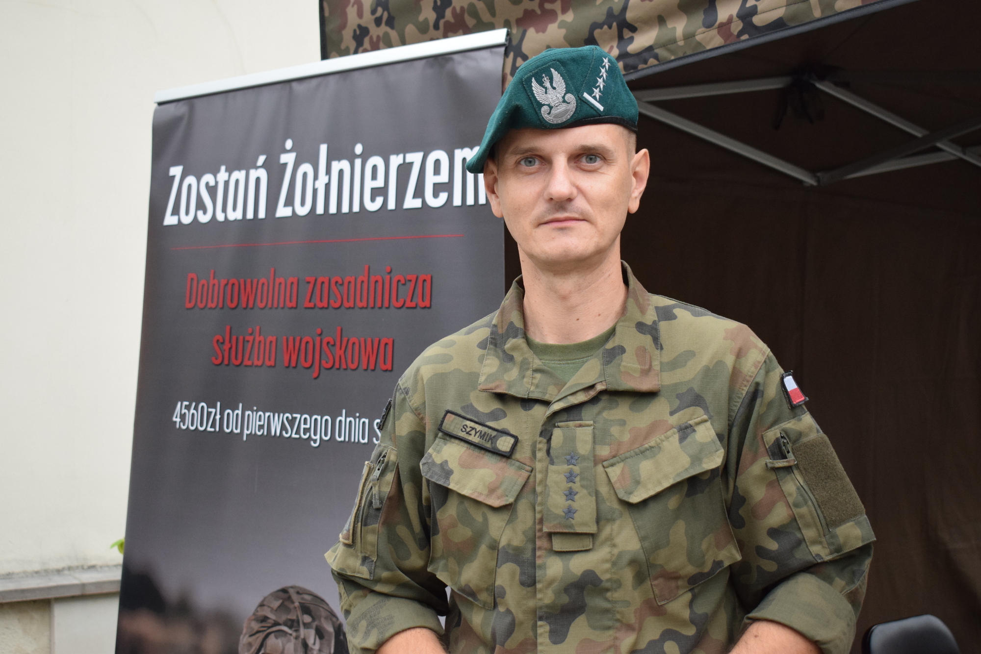 Kapitan Michał Szymik.