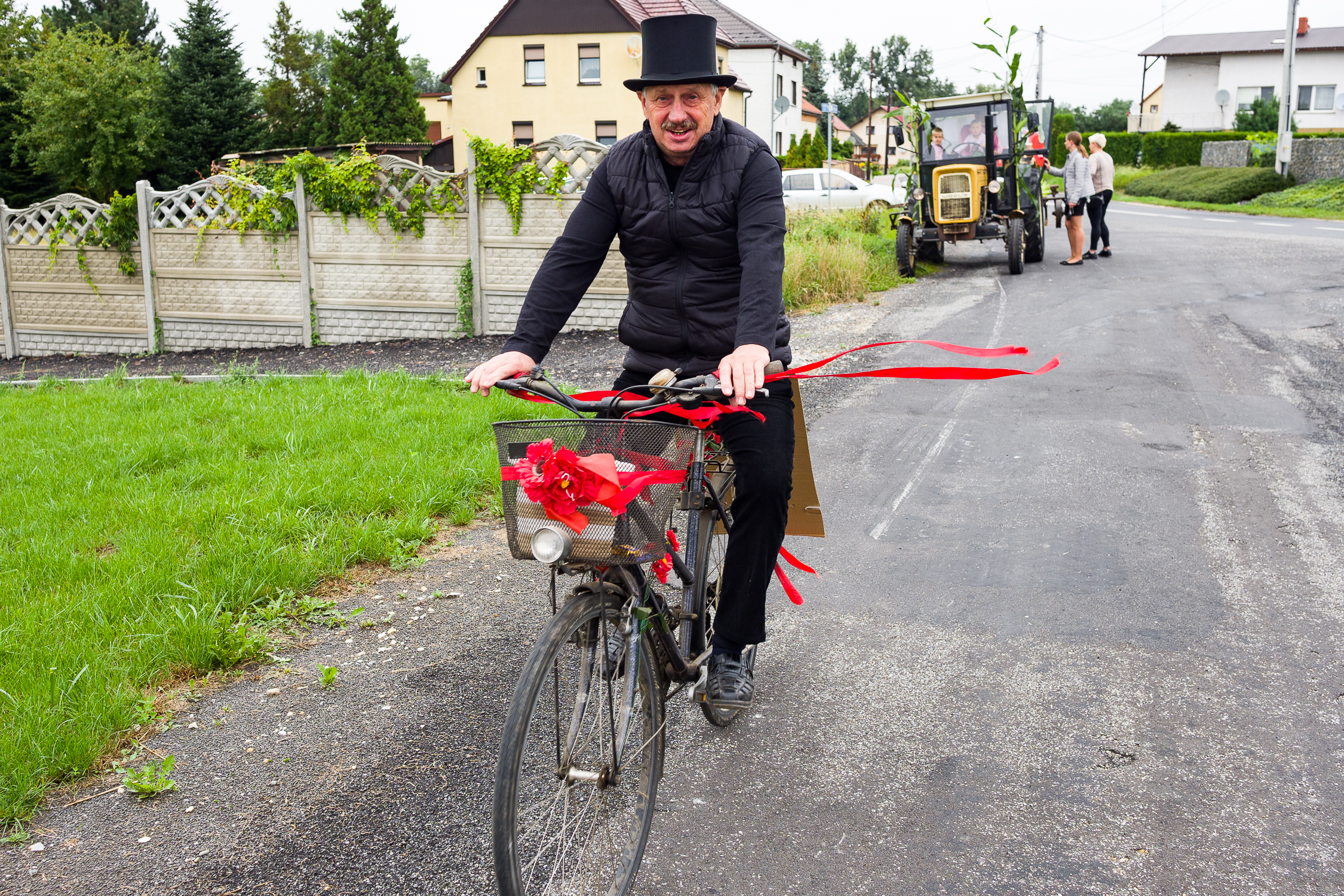 Józef Wawrzynek - niezawodny kominiarz na dożynkach jest co roku