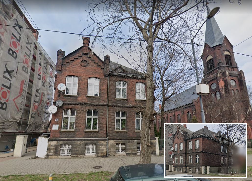 Tak wyglądał budynek przy Bednorza przed katastrofą / źr.: Google Street View