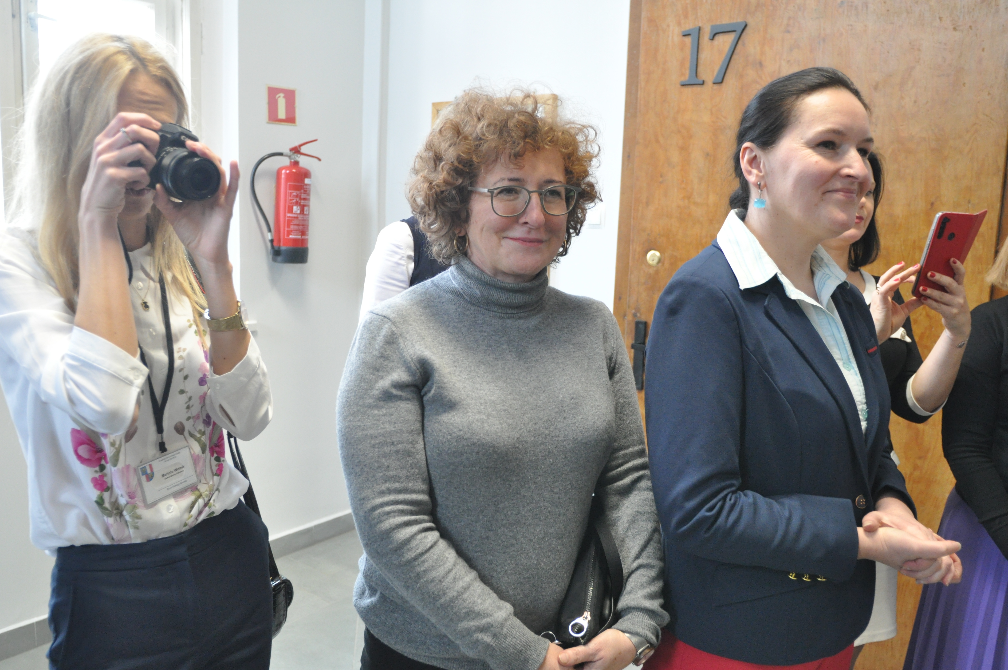 Magdalena Szczyrba brała udział w projektowaniu odnowionego korytarza w CKZiU nr 1