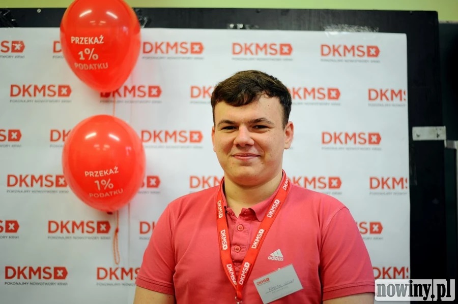-Jesteśmy bardzo zadowoleni z frekwencji dawców oraz zaangażowania wolontariuszy- mówi Fabian Wolny, współorganizator akcji zaangażowany w DKMS, który już jest zarejestrowany jako dawca szpiku.
