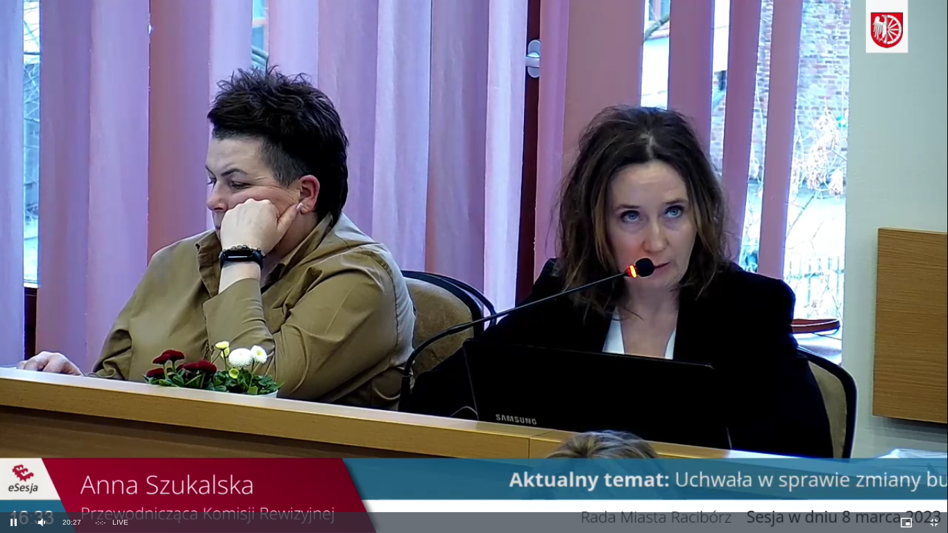 Anna Szukalska była rozczarowana nieobecnością na sesji przedstawicieli PRD