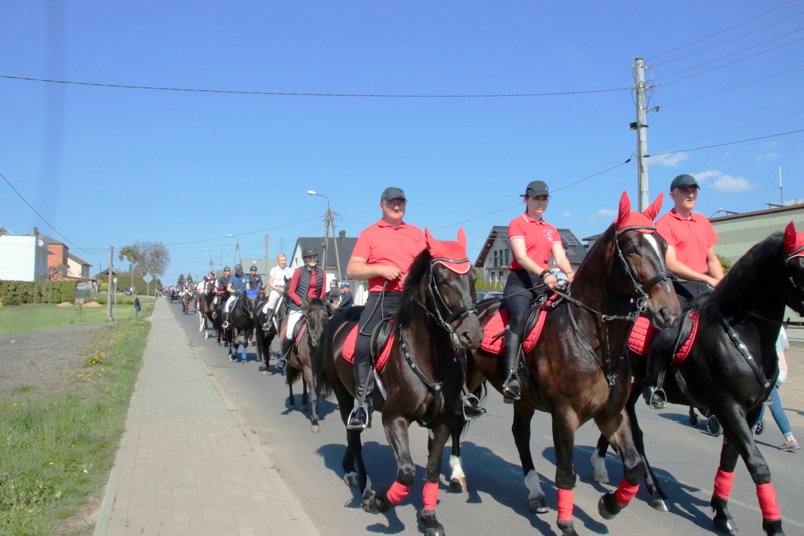 50 koni uczestniczyło w tegorocznym wspomnieniu św. Floriana w Pogrzebieniu