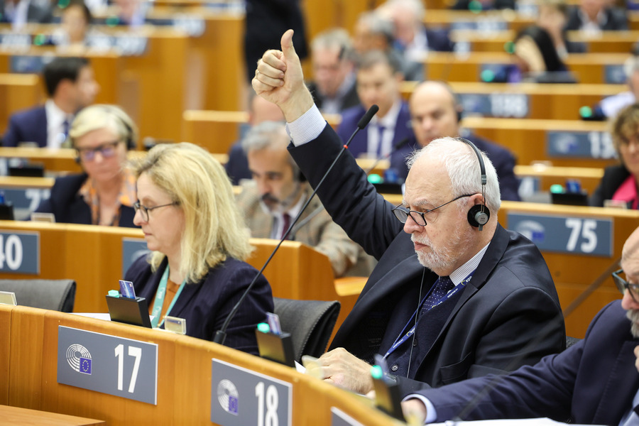Wybór Jana Olbrychta na wiceprzewodniczącego Grupy EPL, koordynatora głosowań największej grupy politycznej w Parlamencie Europejskim. Fot. EU.
