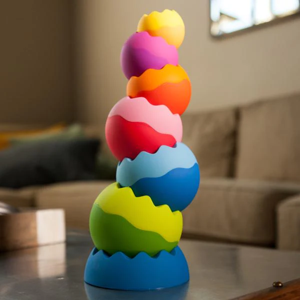 Wieża z obciążonymi kulami Fat Brain Toys