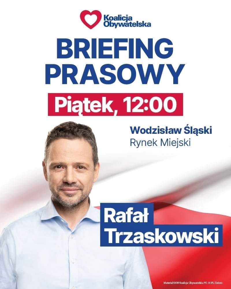 PO promuje w internecie spotaknie medialne Rafała Trzaskowskiego