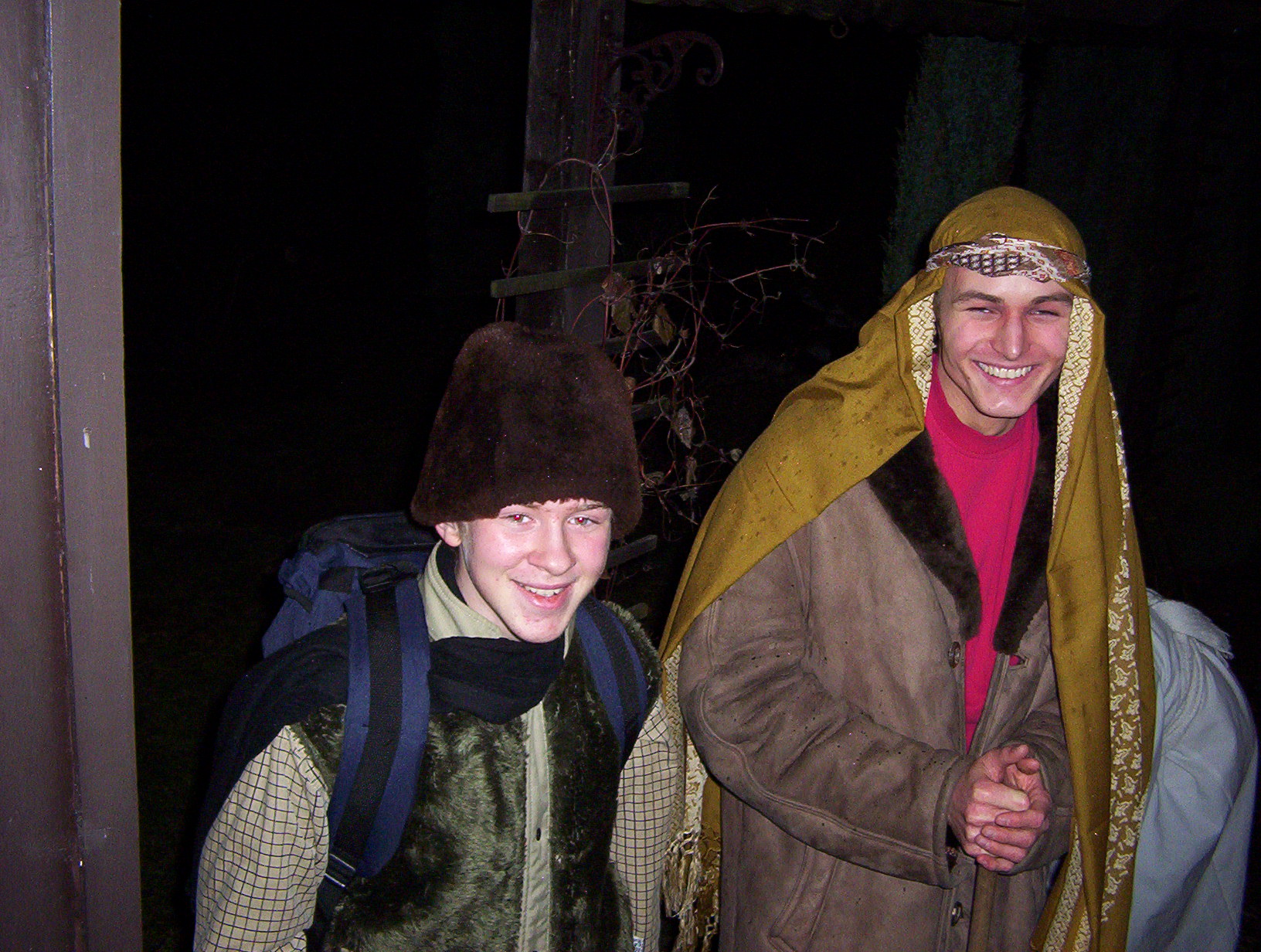 Kolędnicy w Zawadzie w 2005 roku. fot. arch. S. Kamczyk