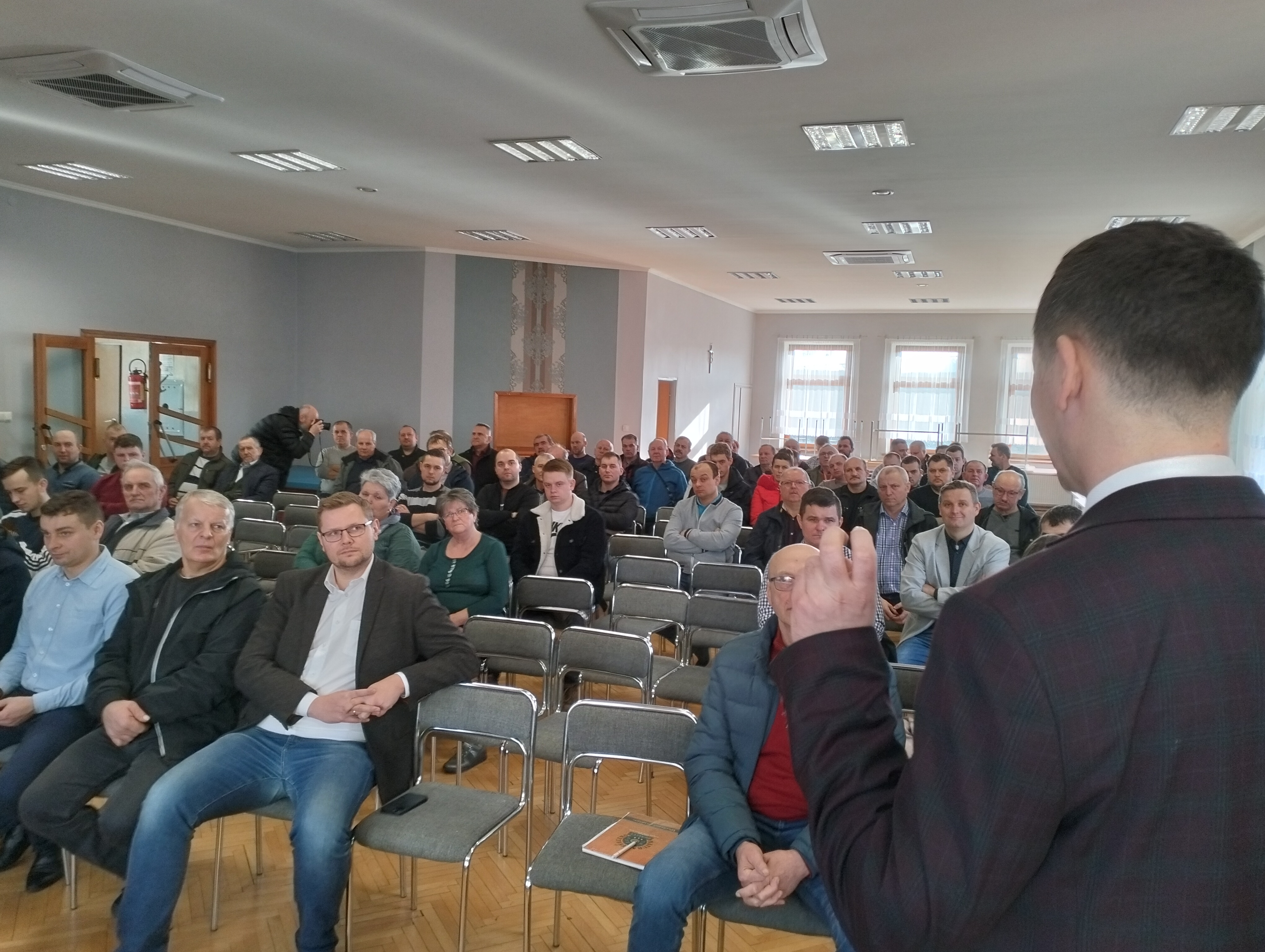 Spotkanie zorganizował radny powiatowy Łukasz Mura