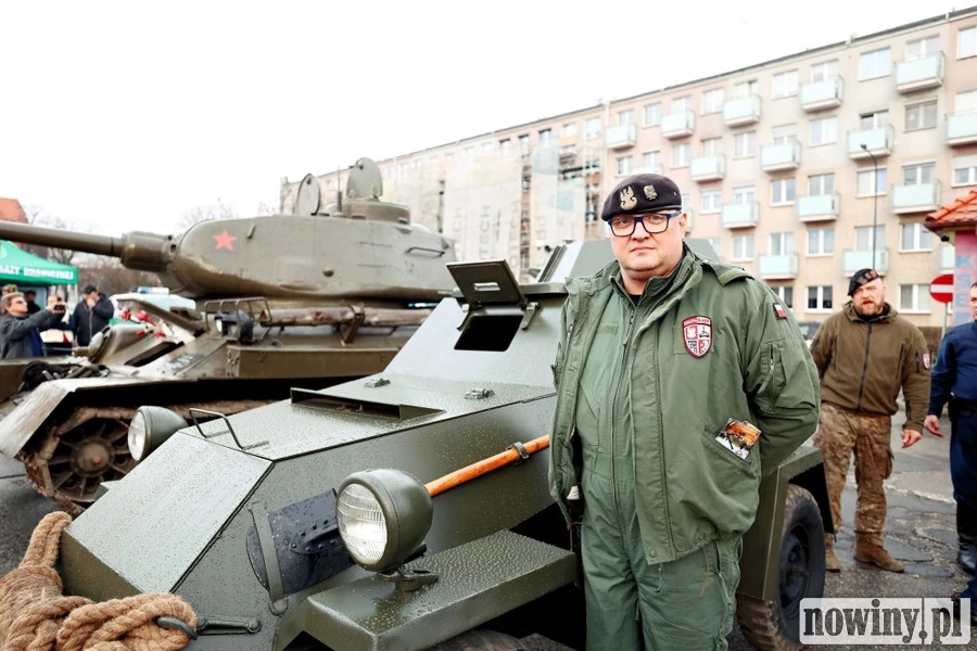 Muzeum Techniki Wojskowej w Zabrzu prezentowało swoje pojazdy. Na zdjęciu pojazd BA-64 – lekki samochód pancerny konstrukcji radzieckiej z okresu II wojny światowej.