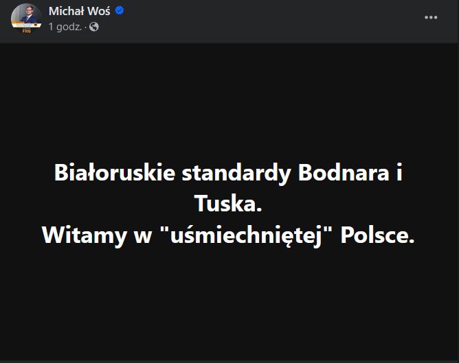 fot. FB Michał Woś