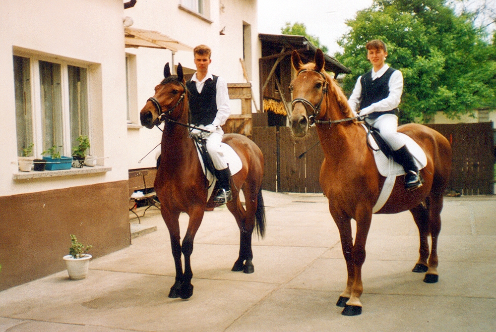 Andrzej i Renata Herudowie to trzecie pokolenie rodziny, kultywującej tradycje procesji konnych