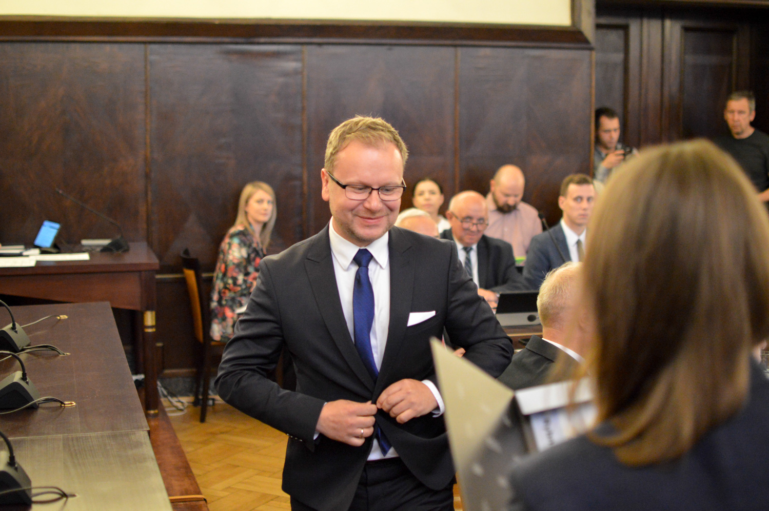 Radni opozycyjni dwukrotnie zgłosili kandydaturę Łukasza Kłoska (KO) na Przewodniczącego Rady Miasta, jednak ten dwa razy odmówił
