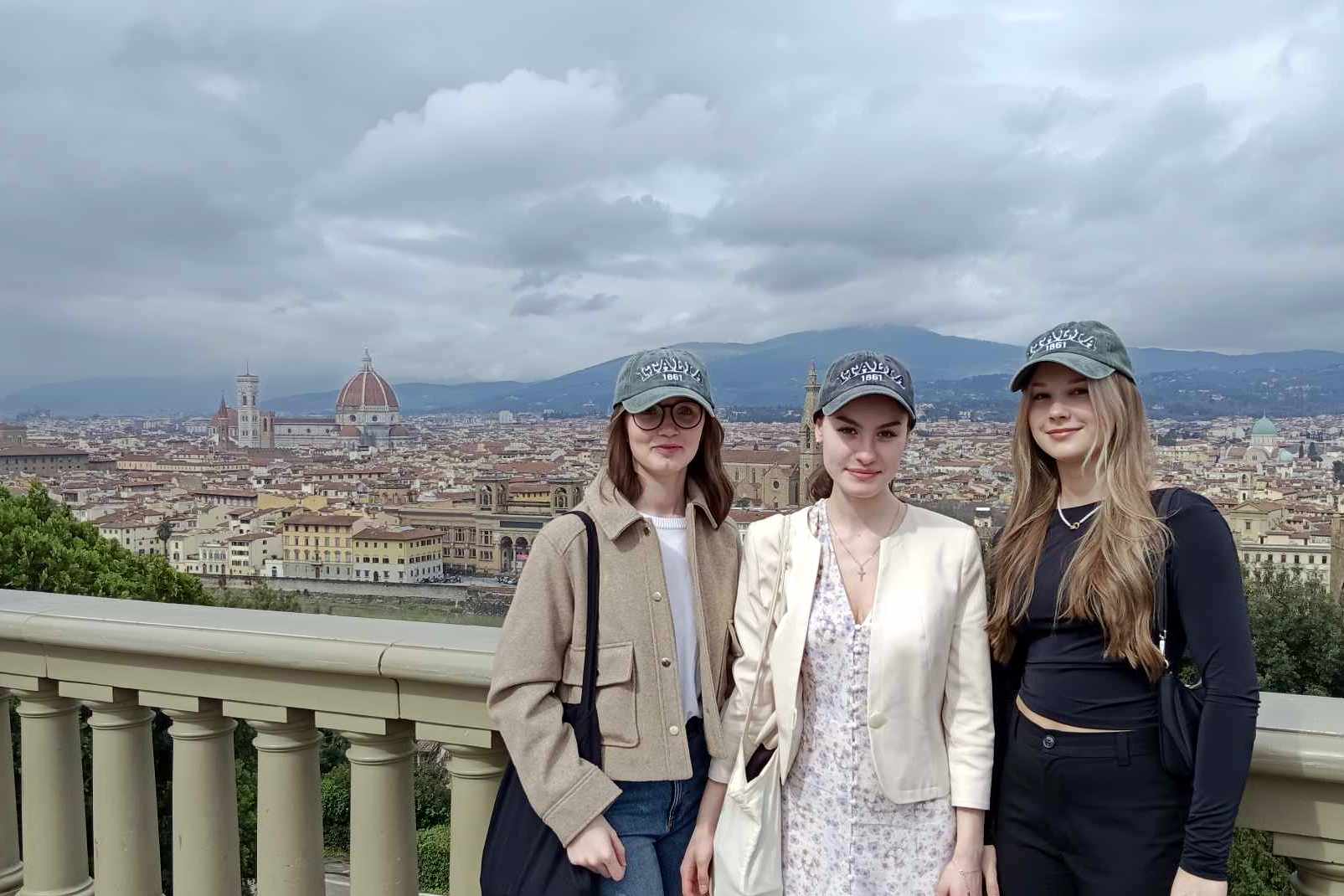 W ramach programu kulturowego młodzież odwiedziła Florencję. Fot. ZS 2