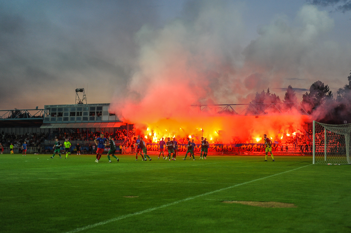 Racowisko kibiców Odry Wodzisław 