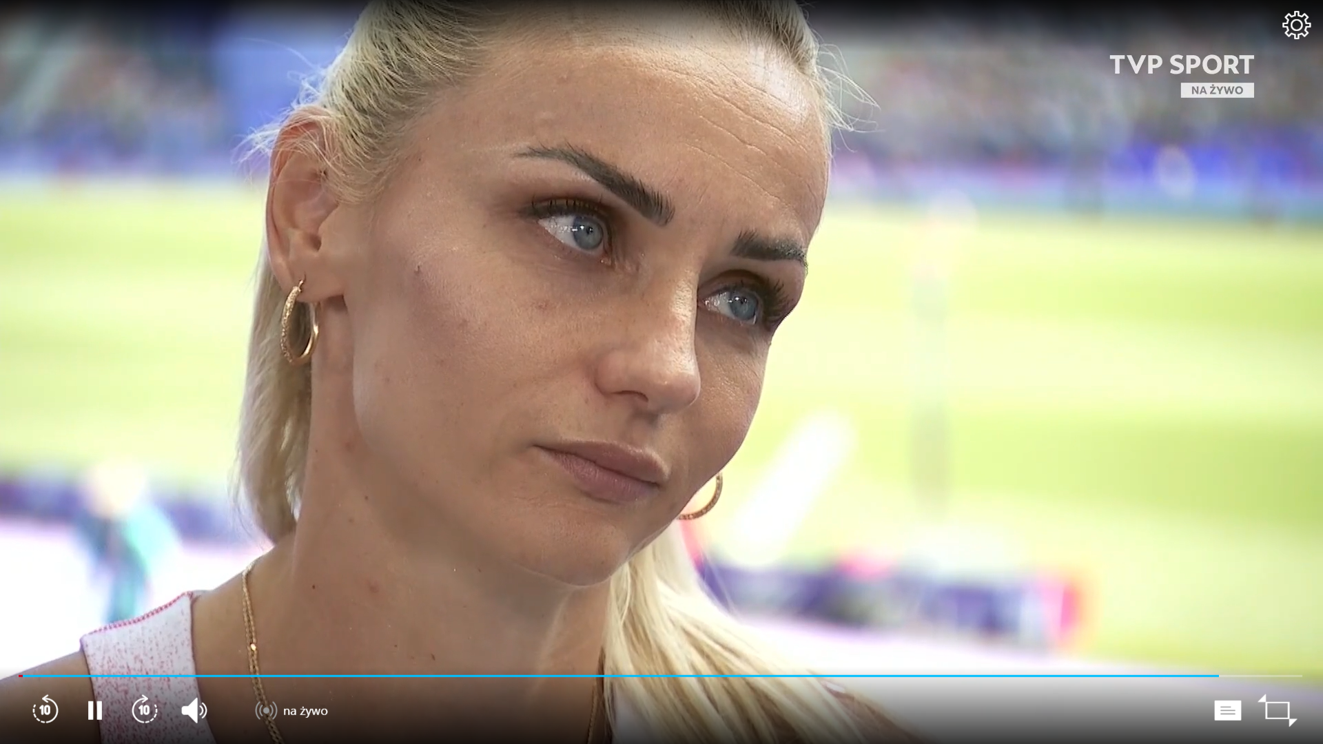 Jest mi piekielnie przykro - przyznała w TVP Sport Justyna Święty-Ersetic